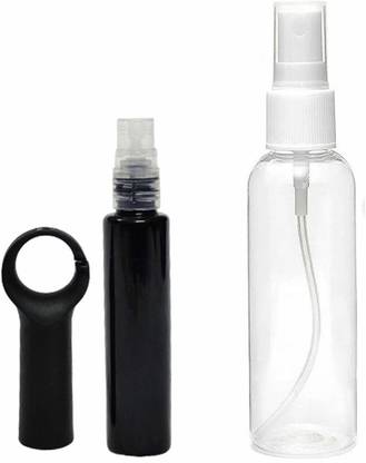 Hunky Dory Combo Of Multipurpose Refillable Empty&Black Belt Hook Spray Bottle (100ML+20ML) 120 ml Spray Bottle