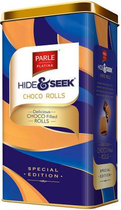 PARLE Hide and Seek Choco Rolls Cream Filled Biscuit