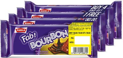 PARLE Fab Bourbon Biscuit Cream Sandwich Biscuit