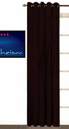 HHH FAB 213 cm (7 ft) Polyester Semi Transparent Door Curtain Single Curtain