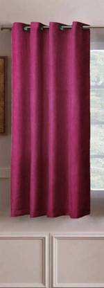 HHH FAB 151 cm (5 ft) Polyester Semi Transparent Window Curtain Single Curtain