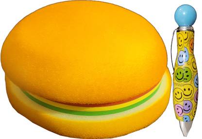 TECHNOCHITRA Burger Shape Writing Pad, Note Pad Mini Writing Pad Blank 80 Pages