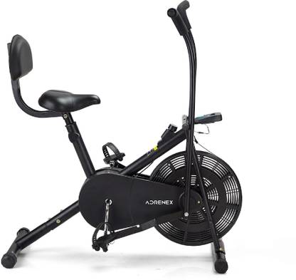Adrenex by Flipkart AIRBIKE110BS Exercise Bicycle with Moving Handles and Back Support Dual-Action Stationary Exercise Bike