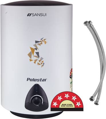 Sansui Polestar 25 L Storage Water Geyser With Pipes