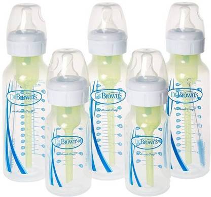 Dr. Brown's Baby Bottles Bpa Free Infant Gift Set (Pack of 1, White) - 250 ml