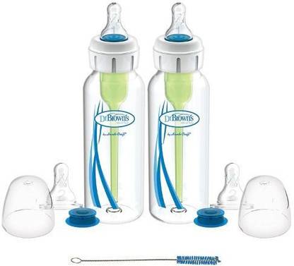 Dr. Brown's Standard Specialty Feeding System (270 ml, Pack of 2, Clear) - 270 ml