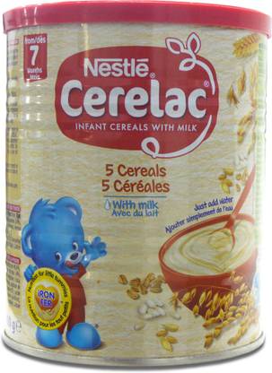 NESTLE Cerelac 5 Cereals With Milk Cereal