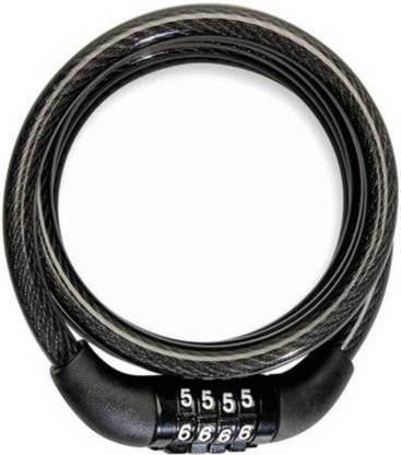 Gacher Best Lock with Four Digit Numeric Cable for Helmet/Bike/Bicycle Bicycle Lock Cycle Lock