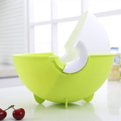 OXYMATE Plastic Vegetable Bowl OXYMATE DOUBLE LAYER ROTABLE BOWL