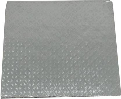 AUMNI CRAFTS Cardboard Cake Board Stand Bases (Pack of 10) Square 2 KG 10 Inch Paper Cake Server