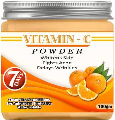 7 Days Vitamin C Powder (Ascorbic Acid) For Face Skin Whitening