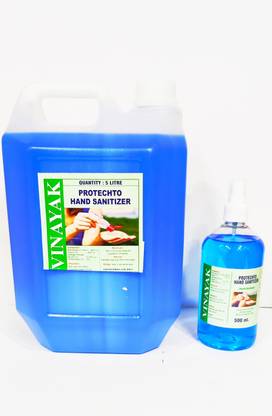 Vinayak PROTECHTO HAND SANITIZER 5.5 LTR Hand Sanitizer Can