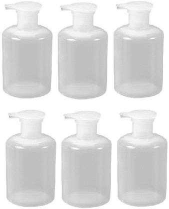 MRSC Bottles Size - 125Ml, White (Pack Of 6) Laboratory Dropper Bottle