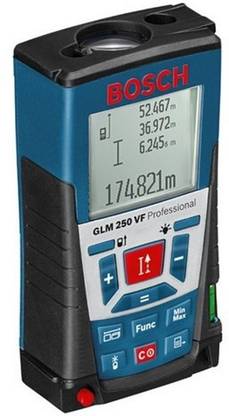 BOSCH GLM 250 VF Professional Rangefinder Non-magnetic Engineer's Precision Level