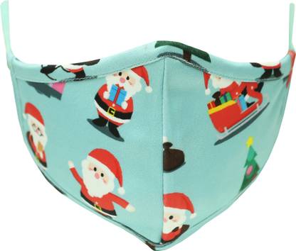 TSM Christmas Tree Christmas Collection 4 Reusable, Washable Cloth Mask