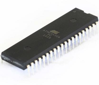 TechInfo ATMEGA32A-PU ATMEGA32 AVR MCU 32K FLASH 16MHZ DIP-40 IC (pack of 1) Electronic Components Electronic Hobby Kit
