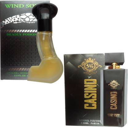 WIND SONG 1 CASINO APPAREL PERFUME (100 ML) + 1 DEADLY POISONOUS PERFUME (100 ML) Perfume  -  100 ml