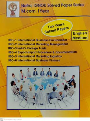Natraj Ignou Solved Papers Series M Com 1 Year 10 Years Solved Papers