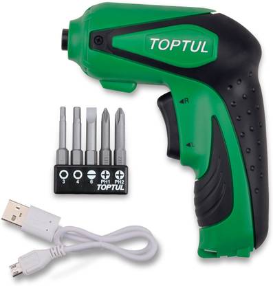 Toptul KPDB 0803 Cordless Screwdriver (including Li-ion Battery) Collated Screw Gun