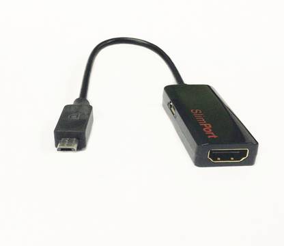 Grandvision SlimPort to HDMI Adapter Connect mobile devices to tv projector . Media Streaming Device