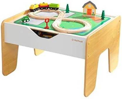KidKraft 10039 2-in-1 Activity Table with Board and Natural