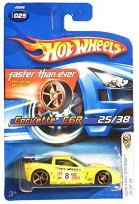 MATTEL Hot Wheels 2006 First Editions 1:64 Scale Corvette C6R Die Cast Car #025