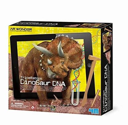 4M Triceratops Dinosaur DNA Electronic Toy (Augmented Reality)
