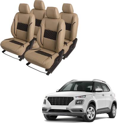 AutoFurnish Leatherette Car Seat Cover For Hyundai Venue