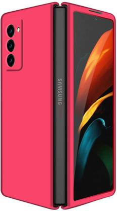 CASE CREATION Back Cover for Samsung Galaxy Z Fold 2 2020 Case Matte Rubberised Finish Hard Back Cover 360 Protection
