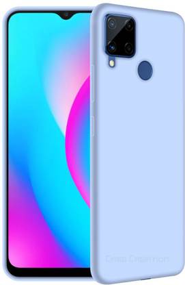 CASE CREATION Back Cover for Realme Narzo 30A Liquid Silicon OG Premium Case Cover