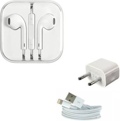 JMG MPRMRV Wall Charger Accessory Combo for iphone 6,6s, apple 5,5s and iphone 7,8,X