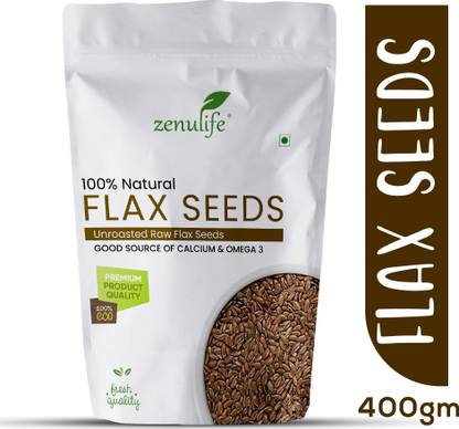 zenulife Raw Flax Seeds Brown Flax Seeds