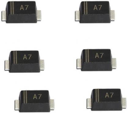 EMERGING TECHNOLOGIES 100PCS A7 Diode SMD 1A 1000V SOD-123 Rectifier Diode SOD-123FL 1206 Electronic Components Electronic Hobby Kit