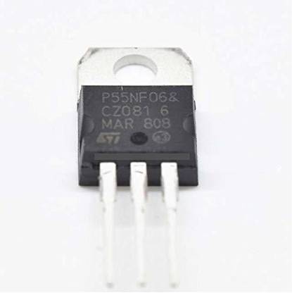 Ihc 5506 / P55NF06 / P55 50A 60V N-CHANNEL POWER MOSFET TRANSISTOR TO-220 (PACK OF 1) by Indian Hobby Center… Motor Control Electronic Hobby Kit