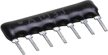 TechInfo A103J / 9A103 / 9A103J Network Resistor DIP insulation 9pin 10K ohm (PACK OF 5) Electronic Components Electronic Hobby Kit