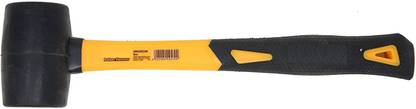 GSK Cut Professional Rubber Mallet Hammer Fiberglass Handle Ergonomic Comfortable Grip Handle, Durable Weight : 8oz/220g Mallet