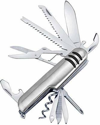Royal Villa Stainless Steel Multi-Purpose 10 in 1 Pocket Knife Multi Tool Functions Multi Tool