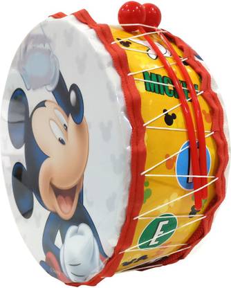 HALO NATION Snare Drum Jazz Drum Musical Toys for Kids - 8 Inch Mickey Drum
