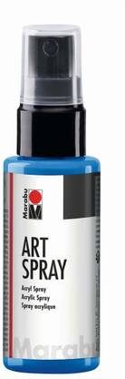 MARABU Art Spray - Acrylic Paint - 50 ML Spray Bottle - Gentian (057)
