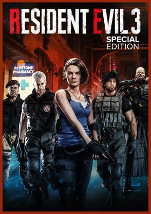 Resident Evil 3 Remake (2020) DVD Offline ( Nvidia 3 gb Graphic card and 8 GB Ram Required ) (Special Edition)