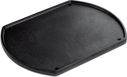 Weber Iron Griddle Pan for Q Grills (Black) Sizzler Tray