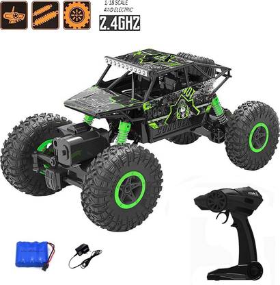 Toyshack 1:18 Rock Crawler Off Roader Monster Truck with 2.4GHz Remote Control Rechargeable Toy for Kids