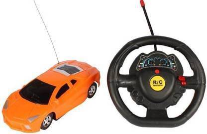 EZELO Racing Class Steering Remote Control Car For Kids (Orange) (Orange) (Orange)