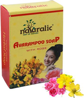 Naturalic Aavarampoo Soap (Cassia Auriculata Flower)