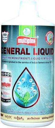 Multiplex General Liquid 1 Litre | Complete All Essential Multi Micronutrient liquid fertilizer for all plants Fertilizer