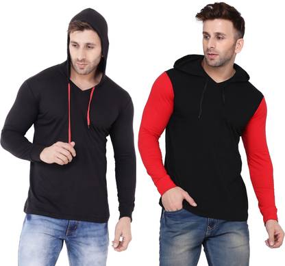 Solid Men Multicolor T-Shirt