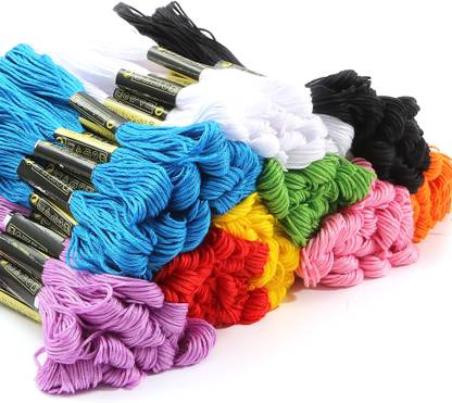 Lucknow Crafts Multicolor Embroidery Thread