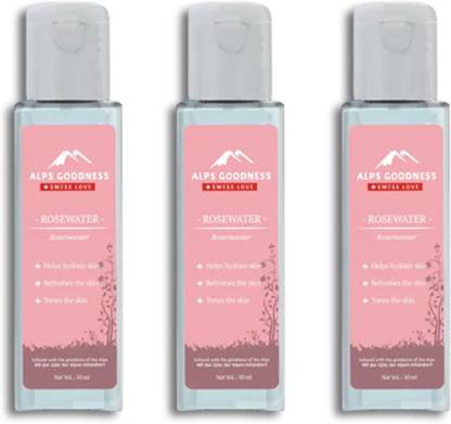Alps Goodness Rosewater (50 ml x 3) Men & Women