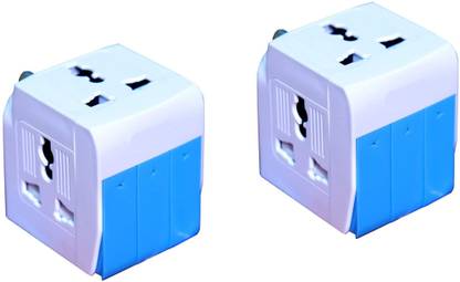 DECOBELL 3 PIN 3 Way Power Socket Travel Charger Adapter Plug Convert Power Outlet Worldwide Travel Power Plug Worldwide Adaptor
