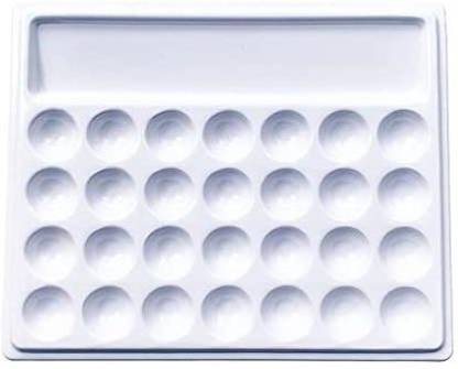 Davi Atelier Paint Imitation Ceramic Palettes Rectangular Watercolor Oil Palette Painting Tray Artist Craft Palettes-Various Shapes